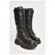 Чоботи демісезонні дитячі дівчинка чорного кольору 206408L