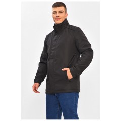 Куртка чоловіча демісезонна чорного кольору 206421L