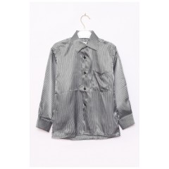 Сорочка дитяча хлопчик чорно-біла 148691L