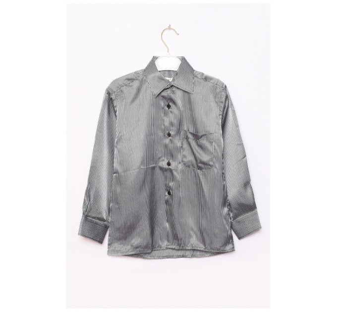 Сорочка дитяча хлопчик чорно-біла 148691L