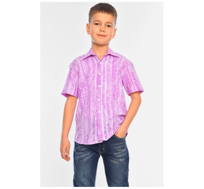 Сорочка дитяча хлопчик рожева 149219L