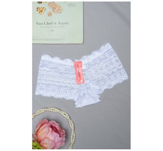 Труси жіночі гіпюрові білого кольору 154962L