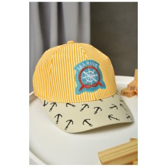Кепка дитяча для хлопчика жовтого кольору 155848L