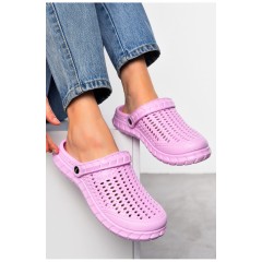 Крокси жіночі бузкового кольору 155997L