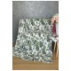 Плед зеленого кольору з квітковим принтом розмір 180*200 158667L