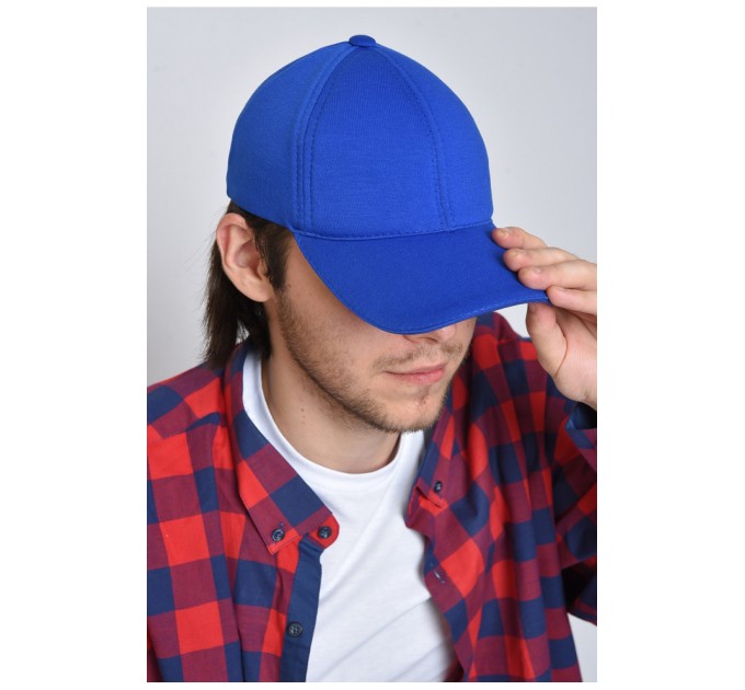 Кепка чоловіча синього кольору 159885L