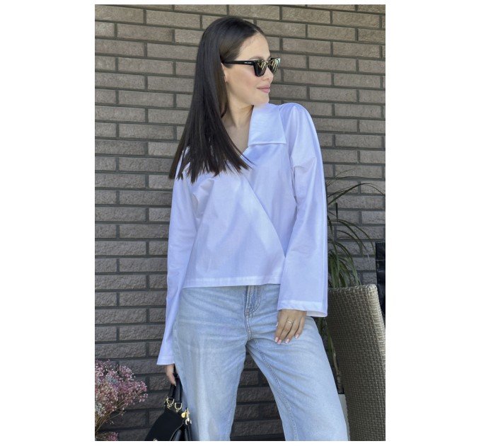 Блуза женская белого цвета 161304L