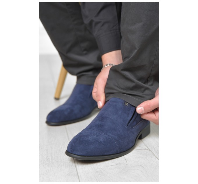 Туфли мужские темно-синего цвета 166437L