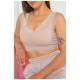 Топ жіночий світло-рожевого кольору чашка В 169525L