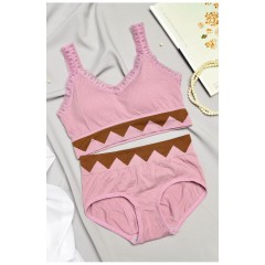 Комплект жіночий фіолетового кольору чашка В 169570L