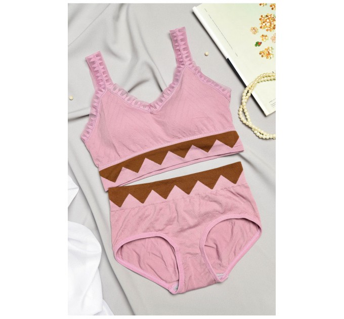 Комплект жіночий фіолетового кольору чашка В 169570L