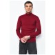 Гольф чоловічий бордового кольору акриловий 169929L