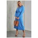 Жіноча вечірня сукня синього кольору 170046L