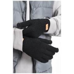 Рукавички чоловічі сенсорні з утеплювачем чорного кольору 170850L