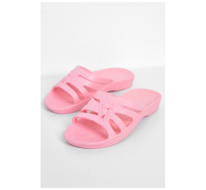 Детские шлепки для девочки пена розового цвета 171035L
