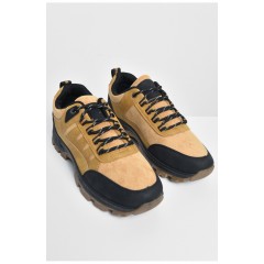 Ботинки мужские горчичного цвета на шнуровке 172345L