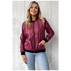 Куртка жіноча бордового кольору 172477L