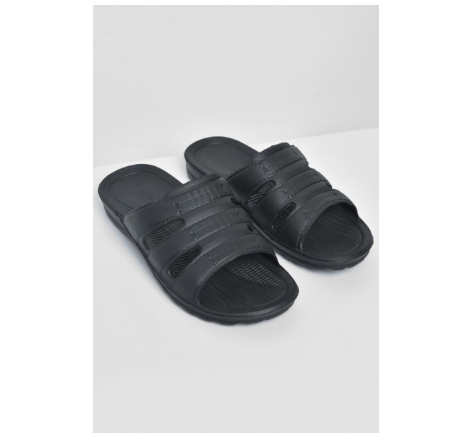 Шльопанці чоловічі піна чорного кольору 172688L