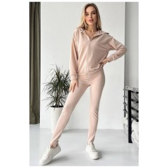 Костююм жіночий бежевого кольору 172689L