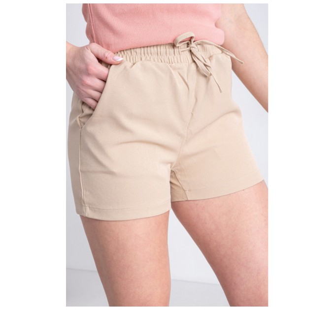 Шорты женские бежевого цвета 173947L