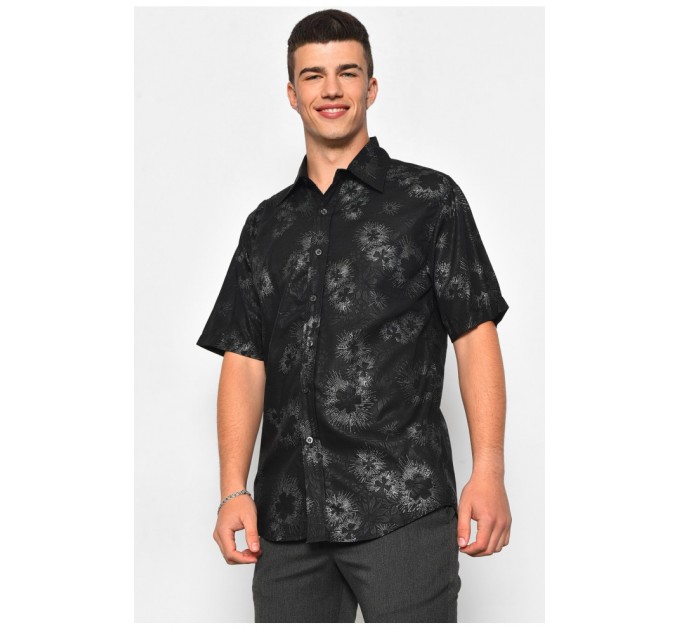 Сорочка чоловіча чорного кольору 174956L