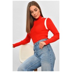 Гольф женский красного цвета 175198L