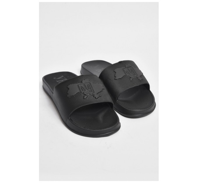 Шльопанці піна чоловічі чорного кольору 175910L