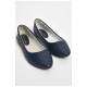 Балетки дитячі для дівчинки темно-синього кольору 176012L Балетки дитячі для дівчинки темно-синього кольору 176012L