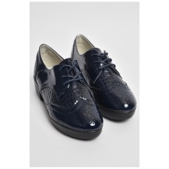 Туфлі для дівчинки темно-синього кольору 176086L