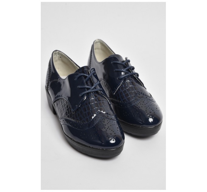 Туфлі для дівчинки темно-синього кольору 176086L