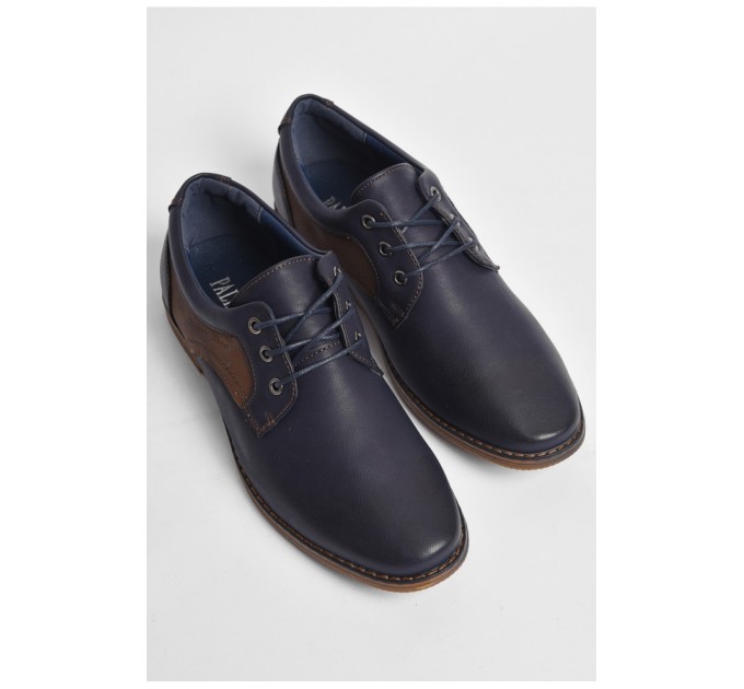 Туфлі підліткові для хлопчика темно-синього кольору 176112L