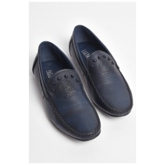Туфлі підліткові для хлопчика темно-синього кольору 176114L