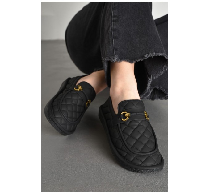 Лофери жіночі чорного кольору 176360L