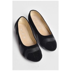 Балетки дитячі для дівчинки чорного кольору 176380L