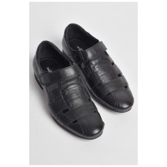Туфлі підліткові для хлопчика чорного кольору 176498L