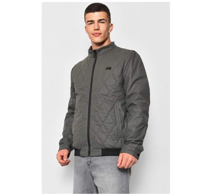 Куртка чоловiча демicезонна сірого кольору 176824L