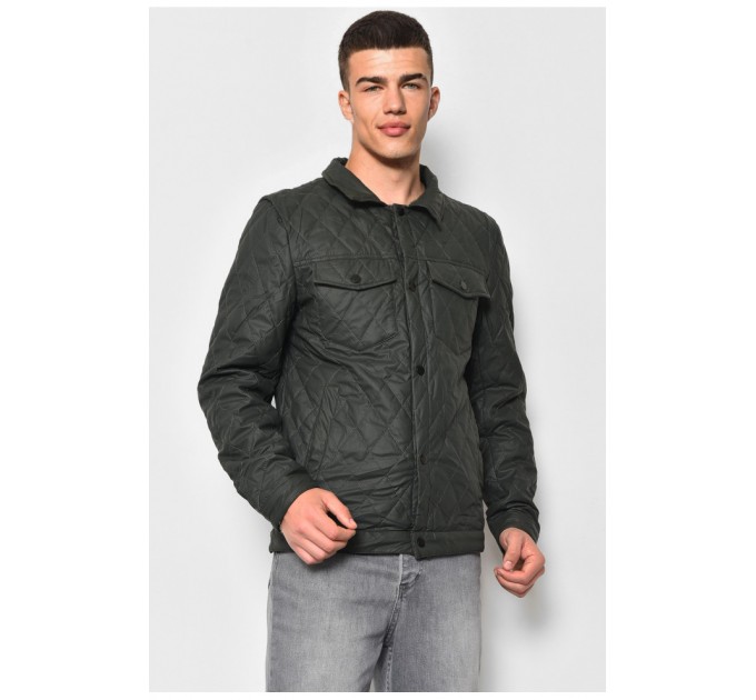 Куртка мужская демисезонная цвета хаки 177101L