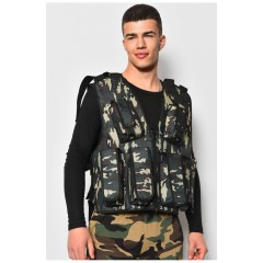 Розвантажувальний жилет камуфляжного кольору 177291L