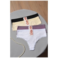 Набор стринг женских 4 штуки 177886L