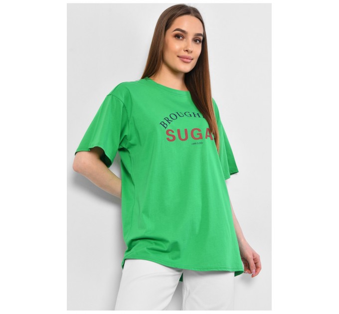 Женская футболка зеленого цвета 178253L