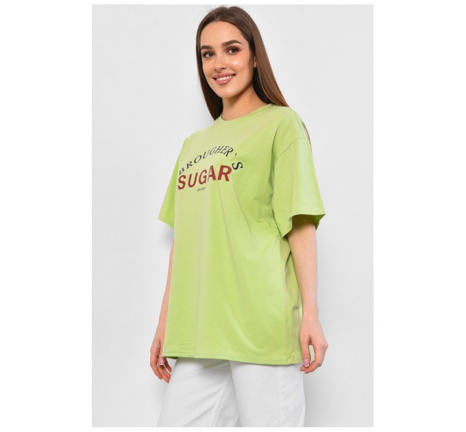 Футболка жіноча зеленого кольору 178263L