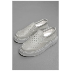 Сліпони жіночі сірого кольору 178461L