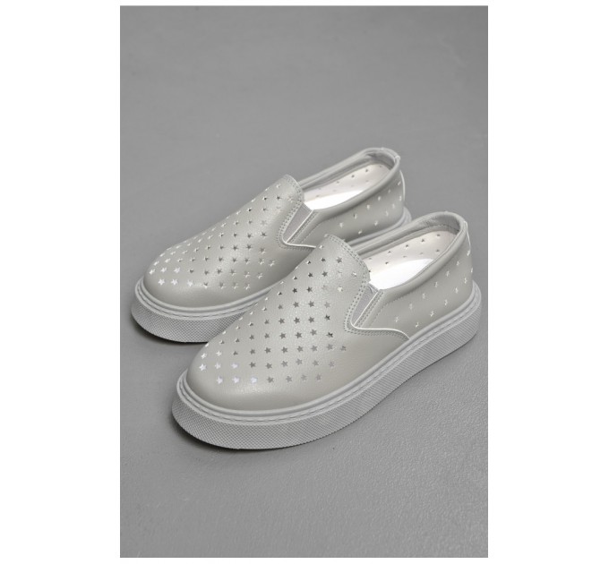 Сліпони жіночі сірого кольору 178461L