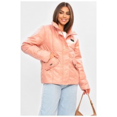 Куртка жіноча демісезонна рожевого кольору 178591L