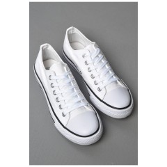 Кеди чоловічі текстильні білого кольору 178920L