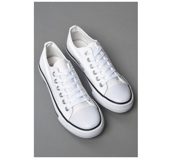 Кеди чоловічі текстильні білого кольору 178920L