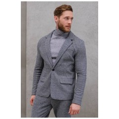 Піджак чоловічий сірого кольору 179019L