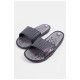 Шлепанцы мужские черно-серого цвета с геометрическим узором 179503L