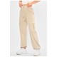 Штани жіночі напівбатальні бежевого кольору 179891L