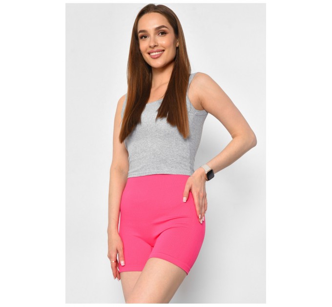 Велосипедки жіночі push-up рожевого кольору 180238L